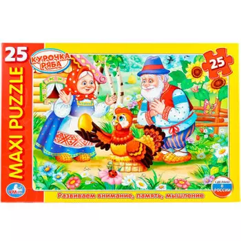 Пазл умка 25эл курочка ряба 242119