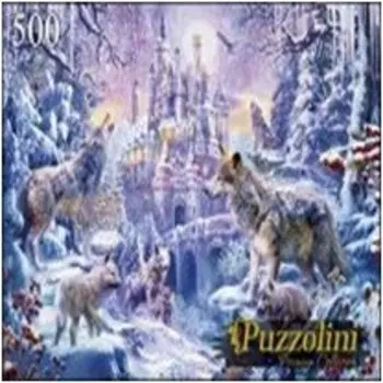 Пазлы 500 элементов ян патрик красный волки и снежный замок
