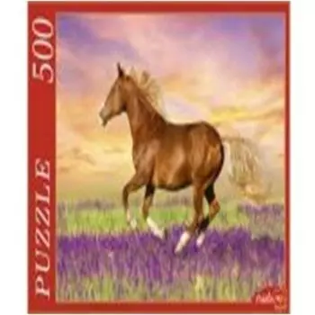 Пазлы 500 элементов рыжая лошадь