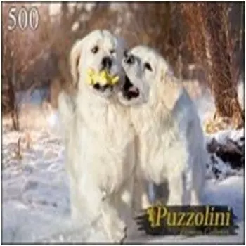 Пазлы 500 элементов золотистые ретриверы