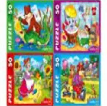 Пазлы 50 элементов детские сюжеты