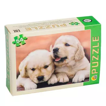 Пазлы 54 элемента щенки п54-3662
