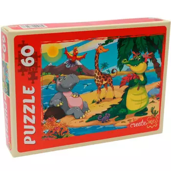 Пазлы 60 элементов африка п60-8423