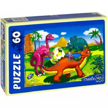 Пазлы 60 элементов динозавры п60-5914