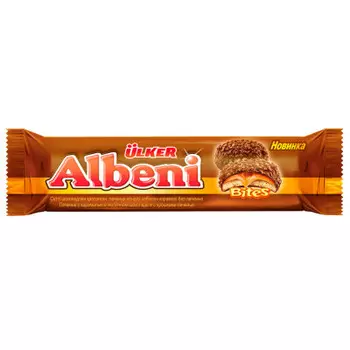 Печенье албени 72г с карамелью и шоколадом улкер