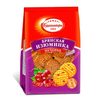 Печенье брянская изюминка-мини 350г брянконфи
