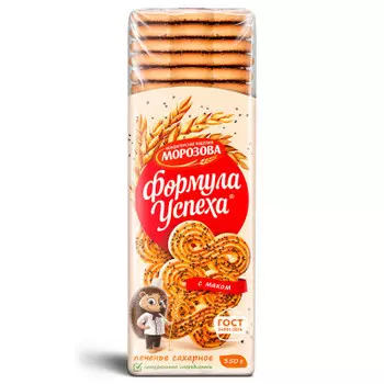Печенье формула успеха с маком 350г