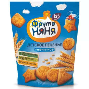 Печенье фрутоняня 120 г пшеничное с 6 месяцев