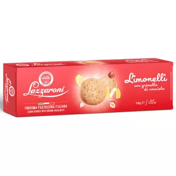 Печенье лаззарони лимонелли лимонное с фундуком 100 г