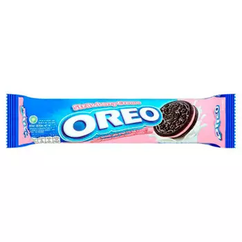 Печенье орео 133 г клубничный крем мондэлисс