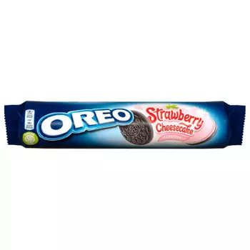 Печенье орео 154 г с начинкой клубничный чизкейк