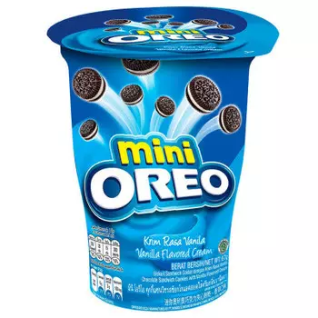 Печенье орео мини 61.3 г ванильный крем мондэлисс