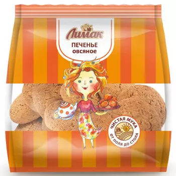 Печенье овсяное 300г Лимак