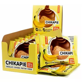 Печенье протеиновое чикалаб 60 г глазированное банан