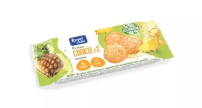 Печенье протеиновое роял кейк 50 г ананас