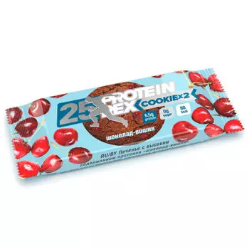 Печенье протеиновое роял кейк 50г шоколад вишня