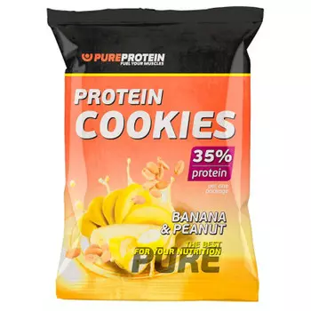 Печенье высокобелковое 80 г арахис банан
