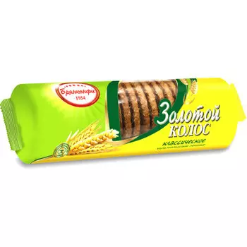 Печенье золотой Колос 250г классическое Брянконфи