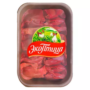 Печень куриная охл на лотке экоптица