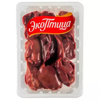 Печень куриная охл в газовой среде экоптица 500г