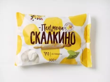 Пельмени из говядины 900 г скалкино