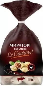 Пельмени le gourmet с соусом демиглас 700 г мираторг