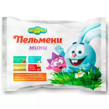 Пельмени мини 800г смешарики