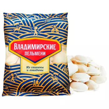 Пельмени свино-говяжьи 430г владимирские