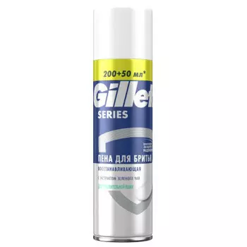 Пена для бритья gillette series восстанавливающая 250 мл