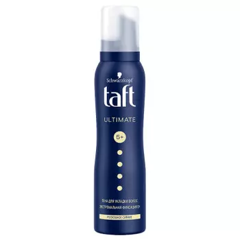 Пена для укладки волос Taft 150 мл ультимейт экстремальная фиксация 5+ роскошное сияние