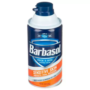 Пена-крем для бритья барбасол 283 мл для чувствит.кожи