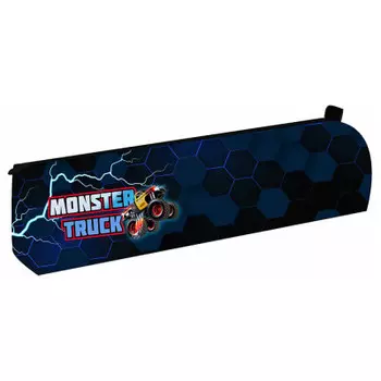 Пенал центрум объёмный монстр трак 1 отделение на молнии 21*4, 5*4.5 см 70103