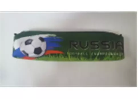 Пенал объемный центрум футбол 21*9*4см на молнии 89128