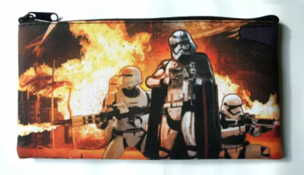 Пенал плоский центрум 19*10см звездные войны на молнии полиэстер 87346