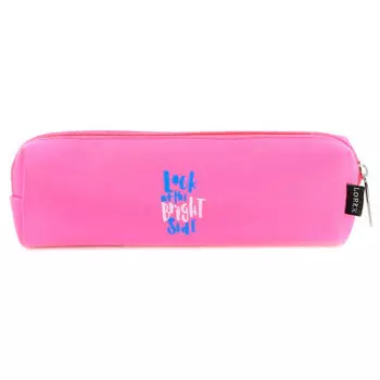 Пенал-тубус Lorex неон пинк молния