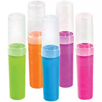 Пенал-тубус стамм 19, 5*4.5 см стамм пластик ассорти