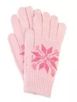 Перчатки с узором одинарные 36504