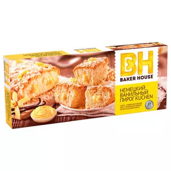 Пирог немецкий ванильный Baker House 350г Раменский РКК