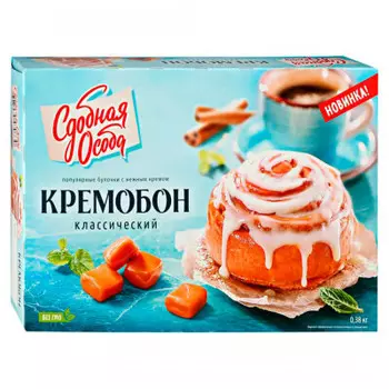 Пирог сдобная особа кремобон классический 380 г