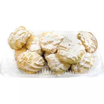 Пирожное эклер со сливками, собственное производство