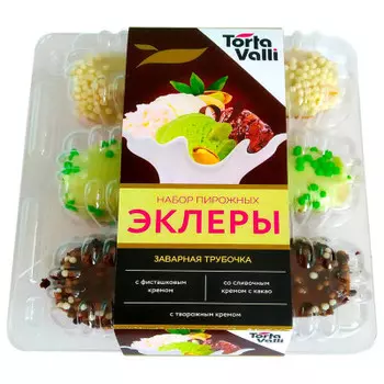 Пирожное эклеры 165 г торта валли