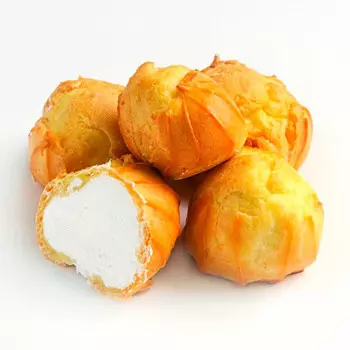 Пирожное Профитроли со сливками 300г Слада