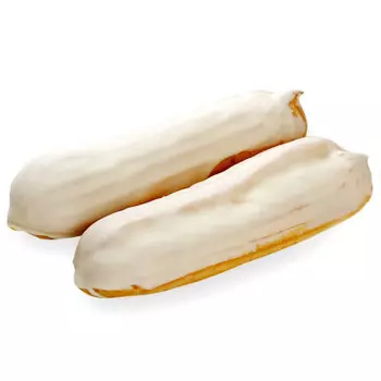 Пирожное заварное в белой глазури 275г