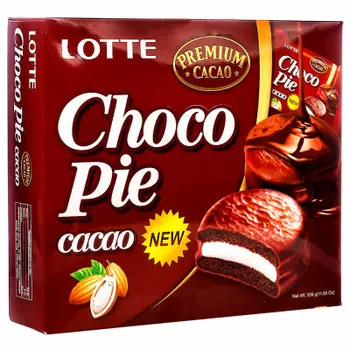 Пирожные Lotte Choco Pie зз6г 12шт*28г какaо
