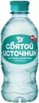 Питьевая вода святой источник 0.33 л активные минералы газ пэт
