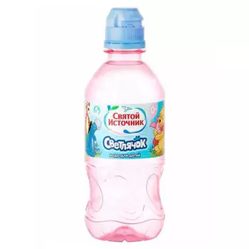Питьевая вода Святой Источник светлячок 0,33л негаз пл/б