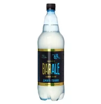 Пивной напиток барэль 1.35 л 6, 9% джин-тоник пэт