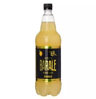 Пивной напиток барэль 1.35 л 6, 9% лимон пэт