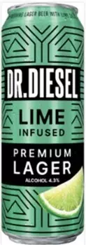 Пивной напиток доктор дизель 0.43 л 4, 3% премиум лагер лайм ж/б
