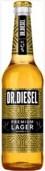 Пивной напиток доктор дизель 0.45 л 4, 7% премиум лагер ст/б